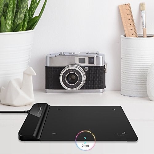 XP-Pen G430S - Grafik tablet, pasif kapasitif kalem 8192 seviyeler, boyutu 4 x 3 inç, OSU çizim imza oynamak için