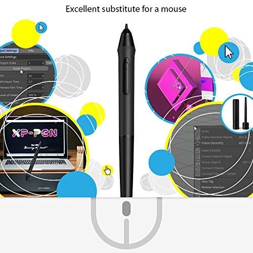 XP-PEN P05 pasif kalem, pilsiz, Stylus, DECO01V2,G640S, Deco 03 grafik tabletleri için