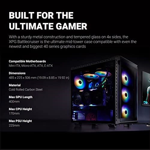 XPG Case Battlecruiser Oyun Kasasi