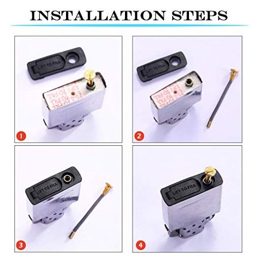 Y iRan Zippo çakmak mühürleri için, mükemmel uyum, sık yakıt ikmali sorununu çözmek, 2 adet.