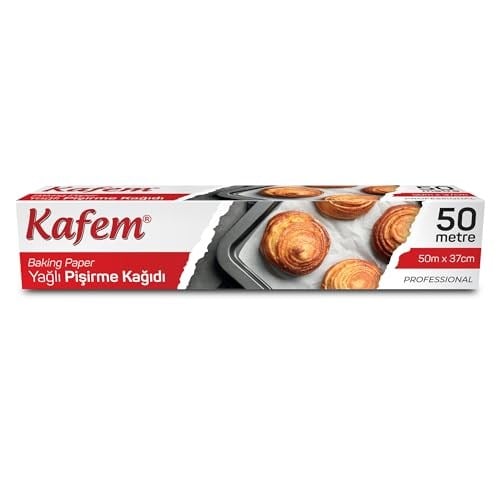 Yağlı Pişirme Kağıdı 37cm x 50m x 4 Paket