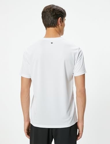 Yakalı Tişört Slim Fit Düğmeli Kısa Kollu