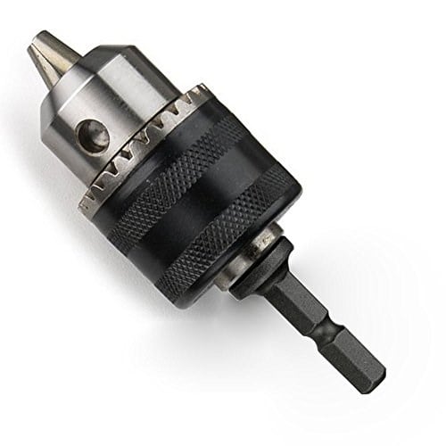 Yakamoz 0,6 – 6,5 mm 3/8 – 24UNF mandren adaptör dönüştürücü ile 1/10,2 cm Quick Change Hex şaft | etki sürücü dönüşümü Alet