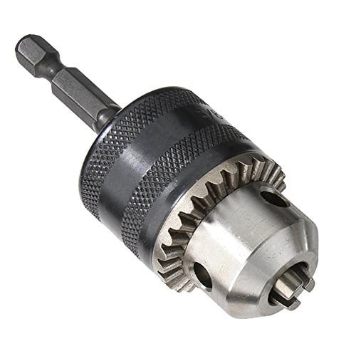 Yakamoz 0,6 – 6,5 mm 3/8 – 24UNF mandren adaptör dönüştürücü ile 1/10,2 cm Quick Change Hex şaft | etki sürücü dönüşümü Alet