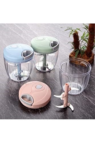Yakut 5 Bıçaklı Sebze Doğrayıcı İpli Rondo Hızlı Doğrayıcı Büyük Boy