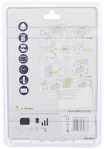 Yale 45-5000-1435-00-6001 LCD Ekranlı Dijital Kapı Dürbünü - 5000 Serisi - Premium