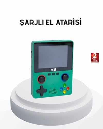 YamanHobi 3.5 İnç IPS Ekranlı Taşınabilir Oyun Konsolu Ergonomik Çift Tetikli