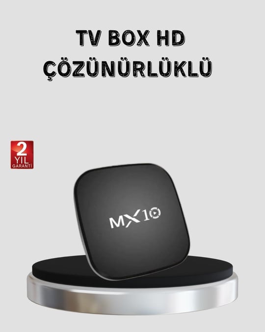YamanHobi Android 4K TV Box – Wi-Fi, Bluetooth, Dolby Ses, 60 FPS Ultra HD