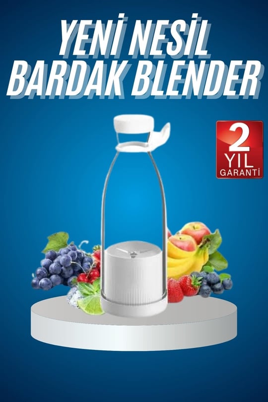 YamanHobi Meyve Sıkacağı Taşınabilir USB Elektrikli Blender Mini