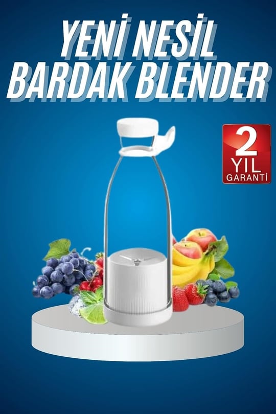 YamanHobi Meyve Sıkacağı Taşınabilir USB Elektrikli Blender Mini