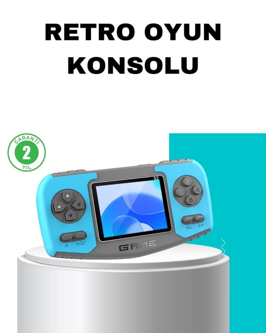 YamanHobi Taşınabilir Mini Video Oyun Konsolu Ergonomik Tasarım