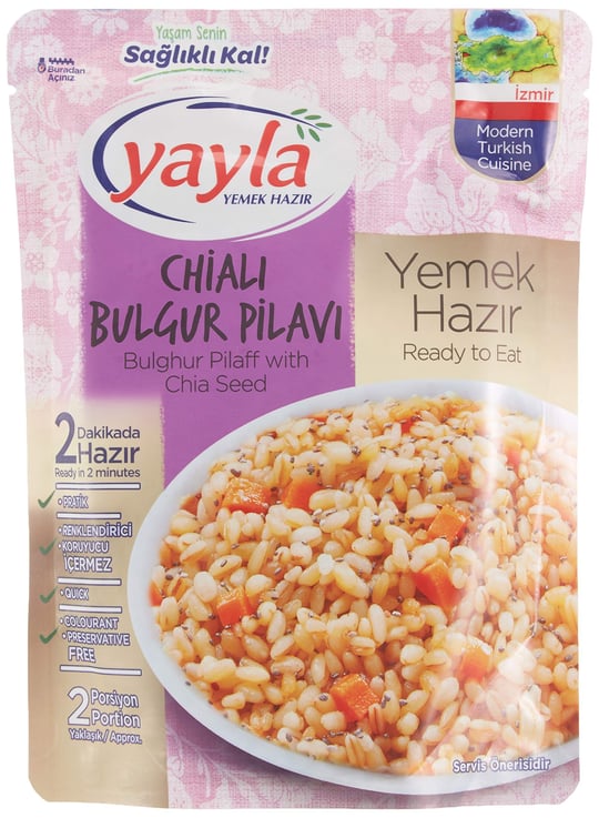 yayla Chialı Bulgur Pilavı, 250 gr Tekli Paket