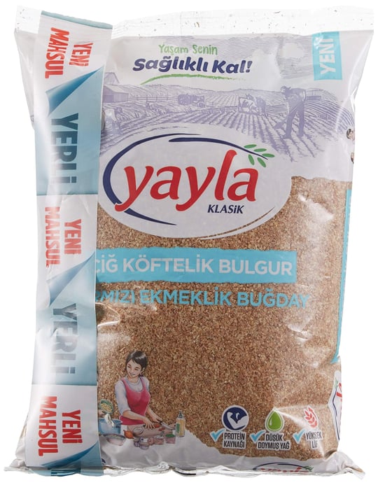 Yayla Çiğ Köftelik Bulgur (1 Kg)