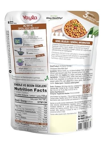 Yayla Etli Nohut Yemeği (250 Gr)