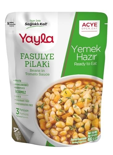 yayla Fasulye Pilaki, 400 gr Tekli Paket