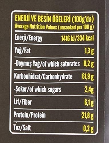 Yayla Gurme Sarı Kırık Bezelye (500 Gr)