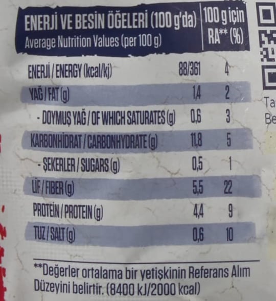 yayla Haşlanmış Garnitür, 560 gr Tekli Paket 2li paket