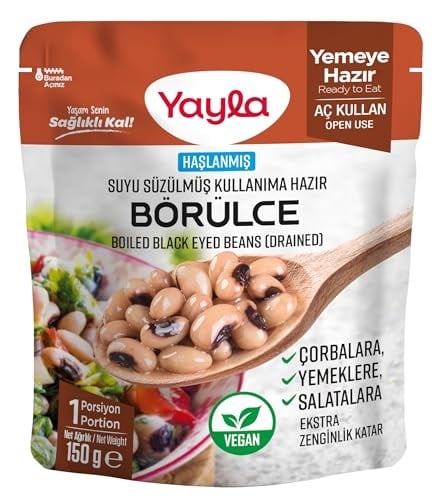 yayla Haşlanmiş Suyu Süzülmüş Börülce 150 g Tekli Paket