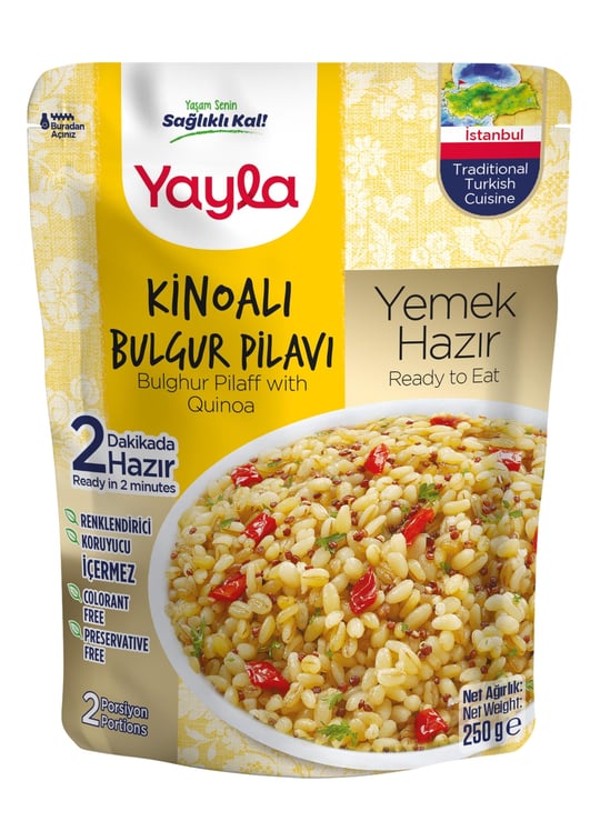 yayla Kinoalı Bulgur Pilavı, 250 gr Tekli Paket