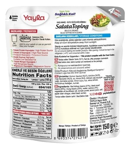 Yayla Kinoalı Salata Toping 150 gr
