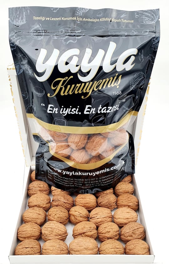 YAYLA Kuruyemiş İNCE KABUKLU CEVİZ 500G