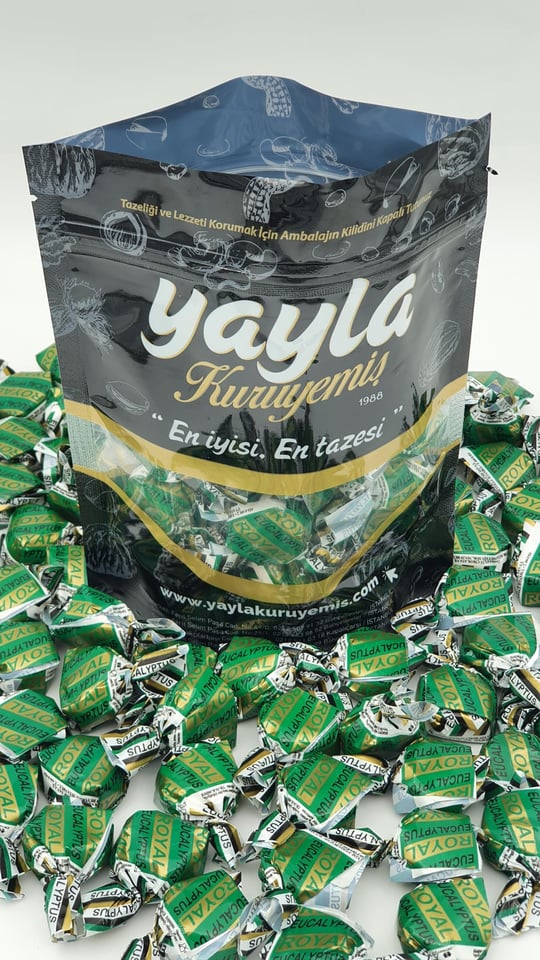 YAYLA Kuruyemiş ROYAL OKALİPTÜS ŞEKER 1KG