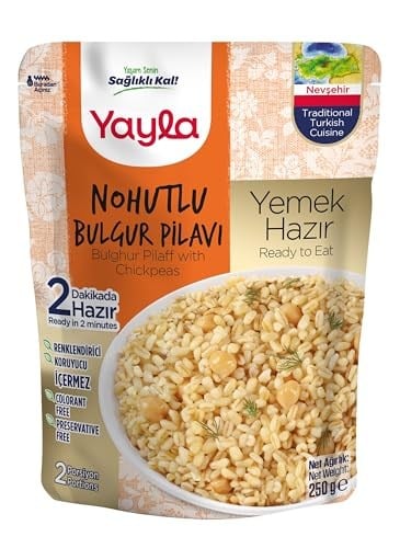 Yayla Nohutlu Bulgur Pilavı (250 Gr) Tekli Paket