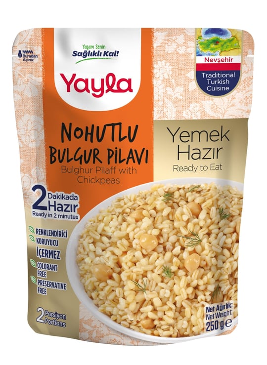 Yayla Nohutlu Bulgur Pilavı (250 Gr) Tekli Paket