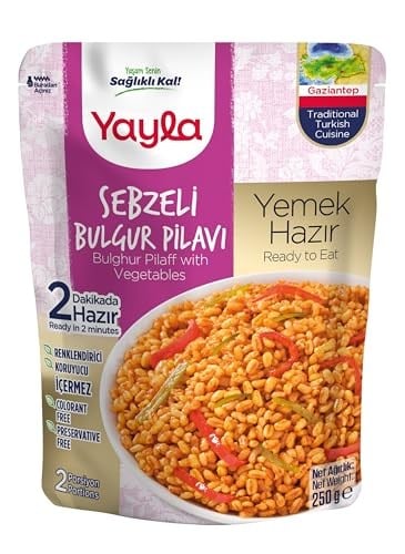 Yayla Sebzeli Bulgur Pilavı 250 Gr Tekli Paket