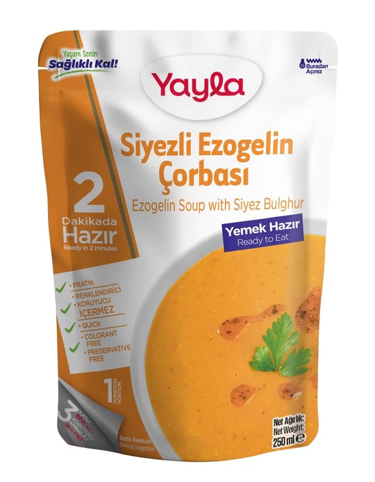 yayla Siyezli Ezogelin Çorbası, 250 gr Tekli paket
