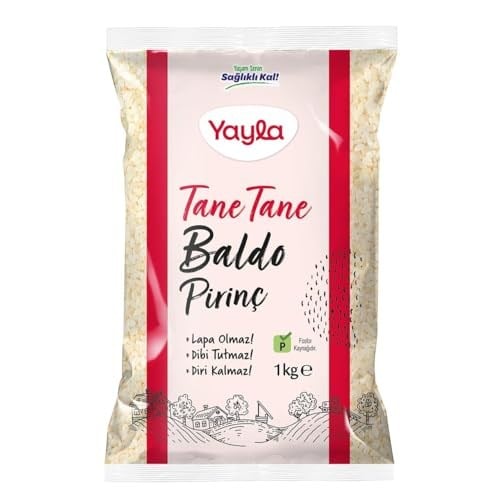 Yayla Tane Tane Baldo Pirinç 1 Kilogram