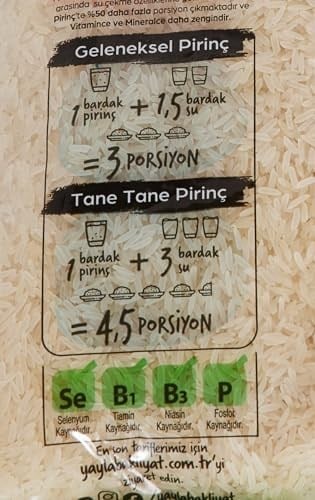 yayla Tane Tane Pirinç 2 kg