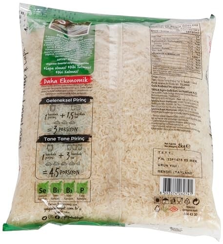 yayla Tane Tane Pirinç 2 kg