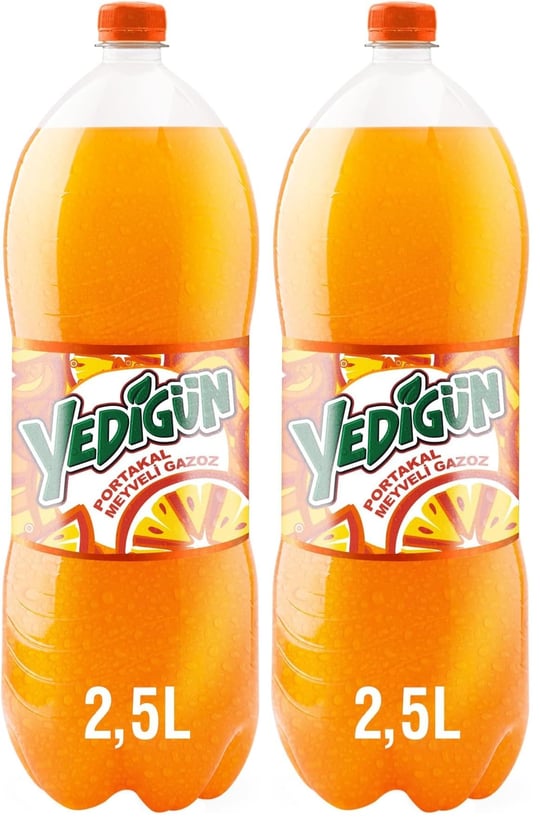 Yedigün Portakal 2.5L, İçecek 2li paket