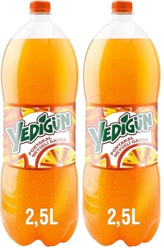 Yedigün Portakal 2.5L, İçecek 2li paket