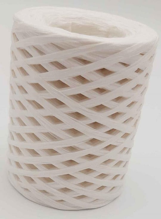 Yeni İthal Rafya İp 100 gr Beyaz (G14)
