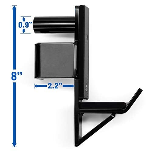 Yes4All Ataşman Kapasitesi 5x5 cm Tüp için 453 kg, J-Kanca, Gözcü Kolu, Çömelme Rafı için Daldırma Çubuğu dahil 2,5 cm Delikli Güç Kafesi
