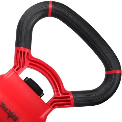 Yes4All D8FC Kettle Grip sap, dambılları antrenmanlar için girya dönüştürmek için, A. kırmızı/siyah, halter dönüştürücü