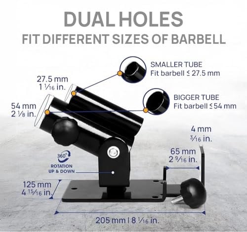 Yes4All üniseks yetişkin Deluxe T-bar Kürek Platformu - 360° Dönebilir ve Kurulumu Kolay - 1
