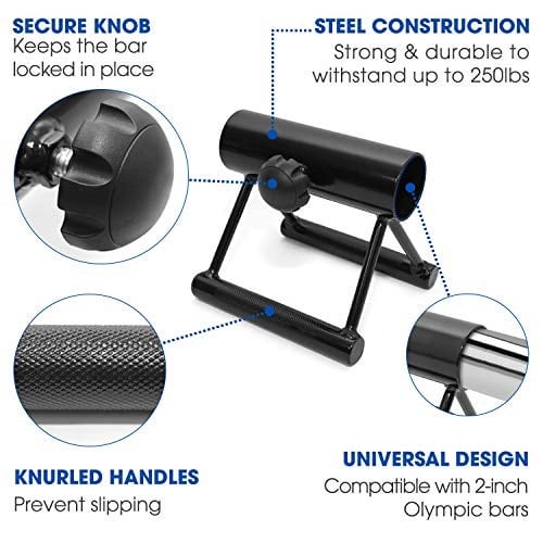 Yes4All üniseks yetişkin Deluxe T-bar Kürek Platformu - 360° Dönebilir ve Kurulumu Kolay - 1