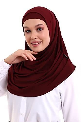 Yetişkin Pratik Eşarp Bordo Renk