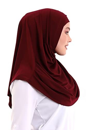 Yetişkin Pratik Eşarp Bordo Renk