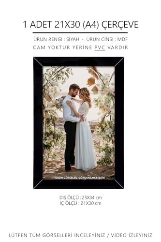 yhfoto 10 Adet A4 Siyah Pvcli 21x30 Belge Için siyah 21 x 30