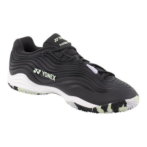 YONEX Fushionrev 5 Cly erkek tenis ayakkabısı, kum yeri ayakkabısı, siyah