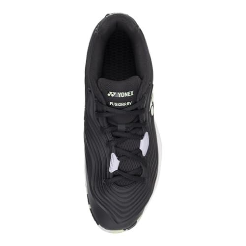 YONEX Fushionrev 5 Cly erkek tenis ayakkabısı, kum yeri ayakkabısı, siyah