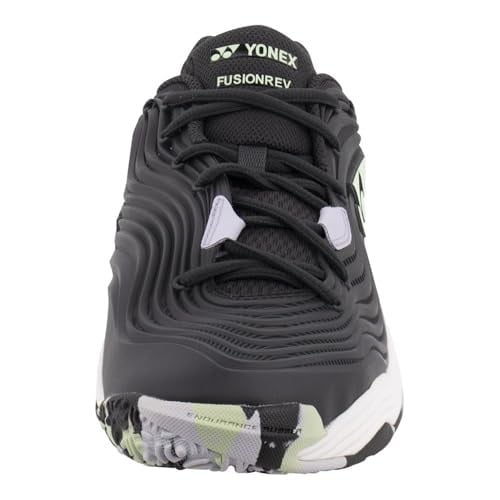 YONEX Fushionrev 5 Cly erkek tenis ayakkabısı, kum yeri ayakkabısı, siyah