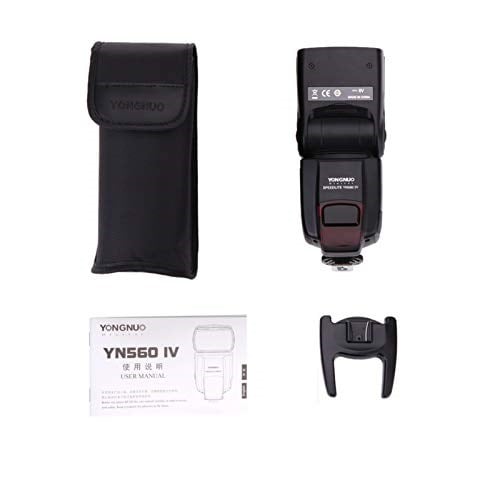 Yongnuo YN560 IV Evrensel 2.4G Kablosuz Speedlite Flaş On-Kamera Master Slave Speedlight GN58 Yüksek Hızlı Geri Dönüşüm Değiştirme Canon Nikon Sony DSLR Kamera