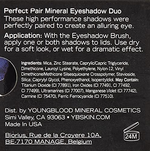 YOUNGBLOOD Virtue Pressed Duo Eyeshadow 2,16 g 1 Paket (1 x 1 Adet)
