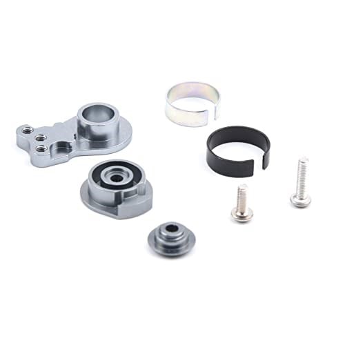 YoungRC RC 25T Servo Saver Alüminyum 3 Delikli Ayarlanabilir Yüksek Torklu Servo Saver Seti 1/10 RC Araba Paletleyici SCX10 Capra TRX4 TRX6 RC Tekne Parçaları için (Titanyum)