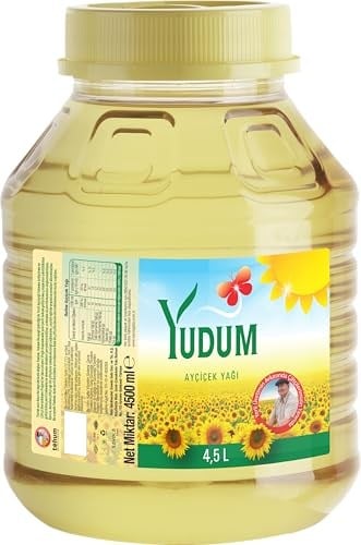 Yudum Ayçiçek Yağı 4,5 lt Yuvarlak Pet